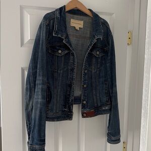 Pilcro and the Letterpress Dark Blue Jean Jacket